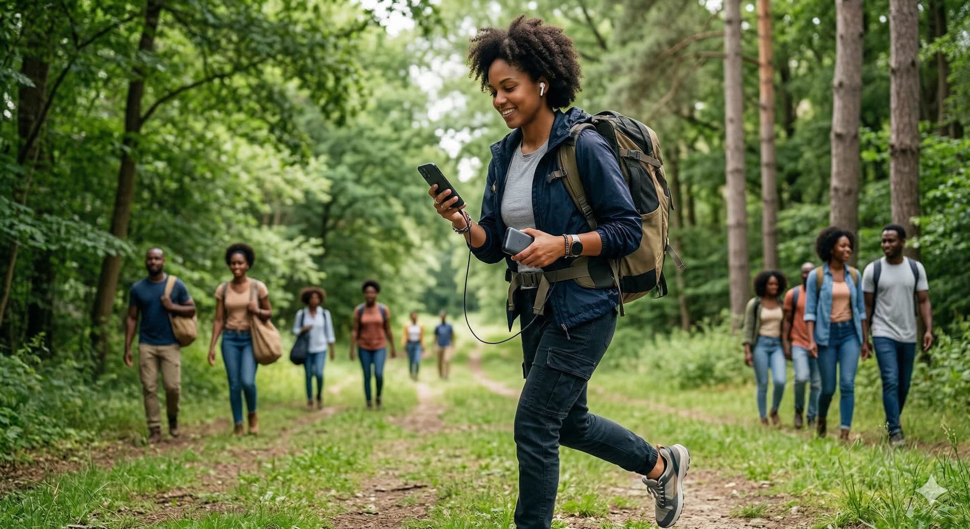 Voyageur en déplacement avec son équipement